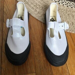 Vans Silver Mary Jane Creepers